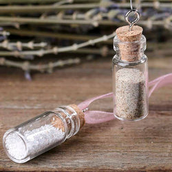 1-1/2" Miniature Corked Glass Bottle Charms