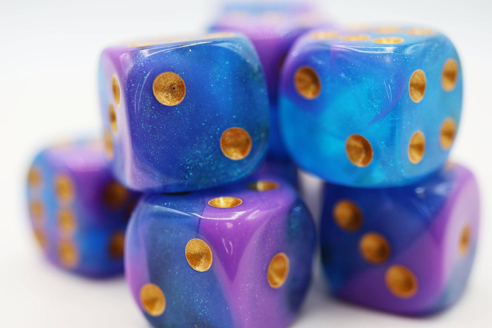 12 piece Pip D6's - Stratus Glitter