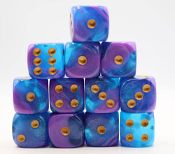 12 piece Pip D6's - Stratus Glitter