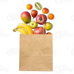 8x4.5x10.25 Tiny Kraft Paper Gift Bags: 150