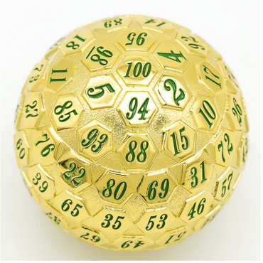 45mm Metal D100 - Gold with Green