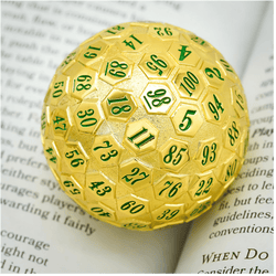 45mm Metal D100 - Gold with Green