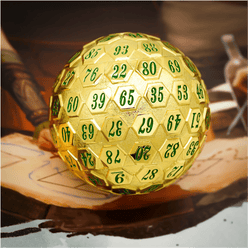 45mm Metal D100 - Gold with Green