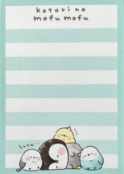 212233 Birds kotori no mufu mofu Mini Notepad-10