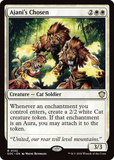 Ajani's Chosen [Secrets of Strixhaven Commander]