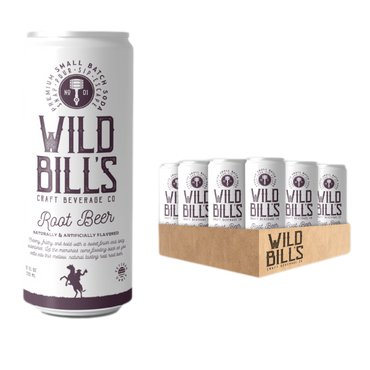 Wild Bill's - Root Beer: Premium Cane Sugar Soda