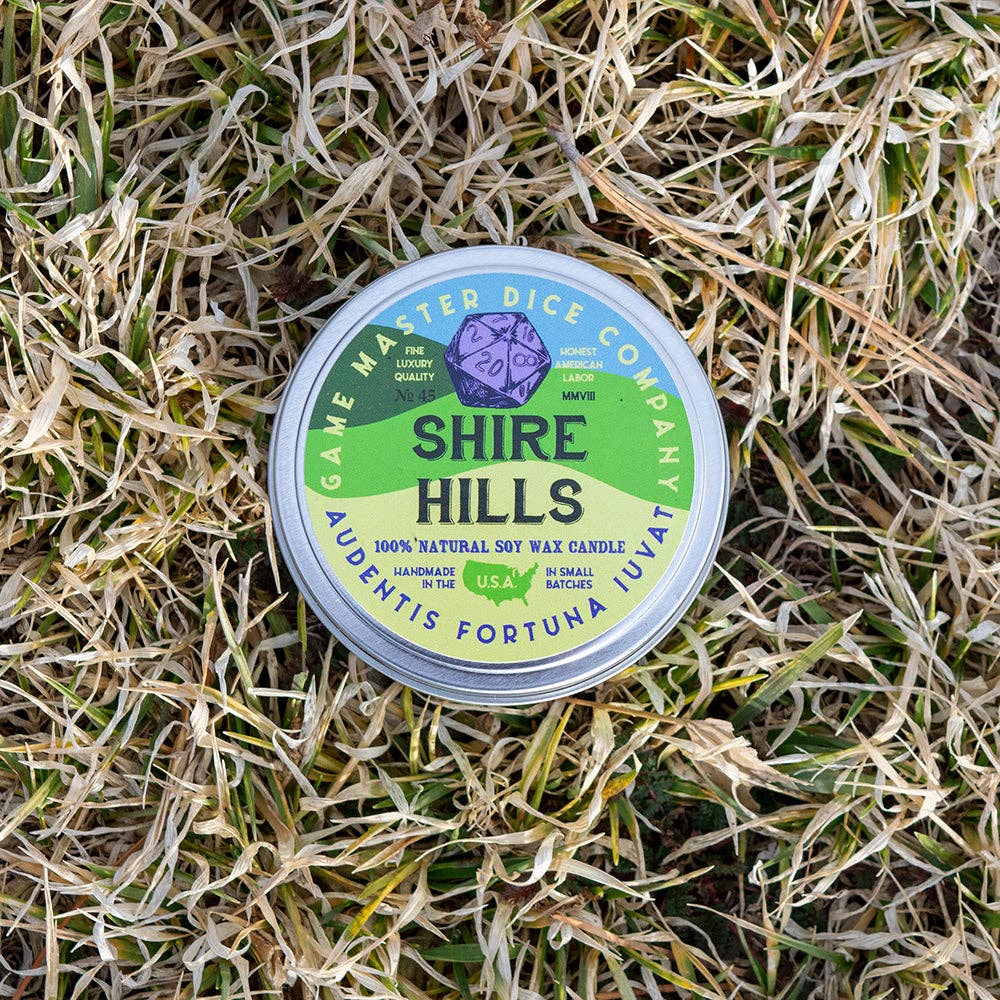 Shire Hills Candle: 8oz Tin