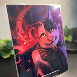 Warlock Cat Prints: 8.5 x 11" Print