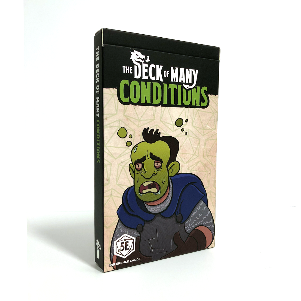 The Deck of Many Conditions - 5e D&D 2014 (Reference Cards)