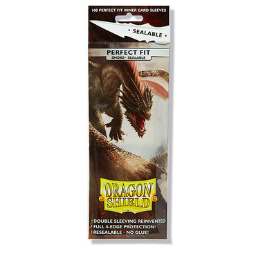 Dragon Shield Standard Perfect Fit - Sealable Smoke (100)