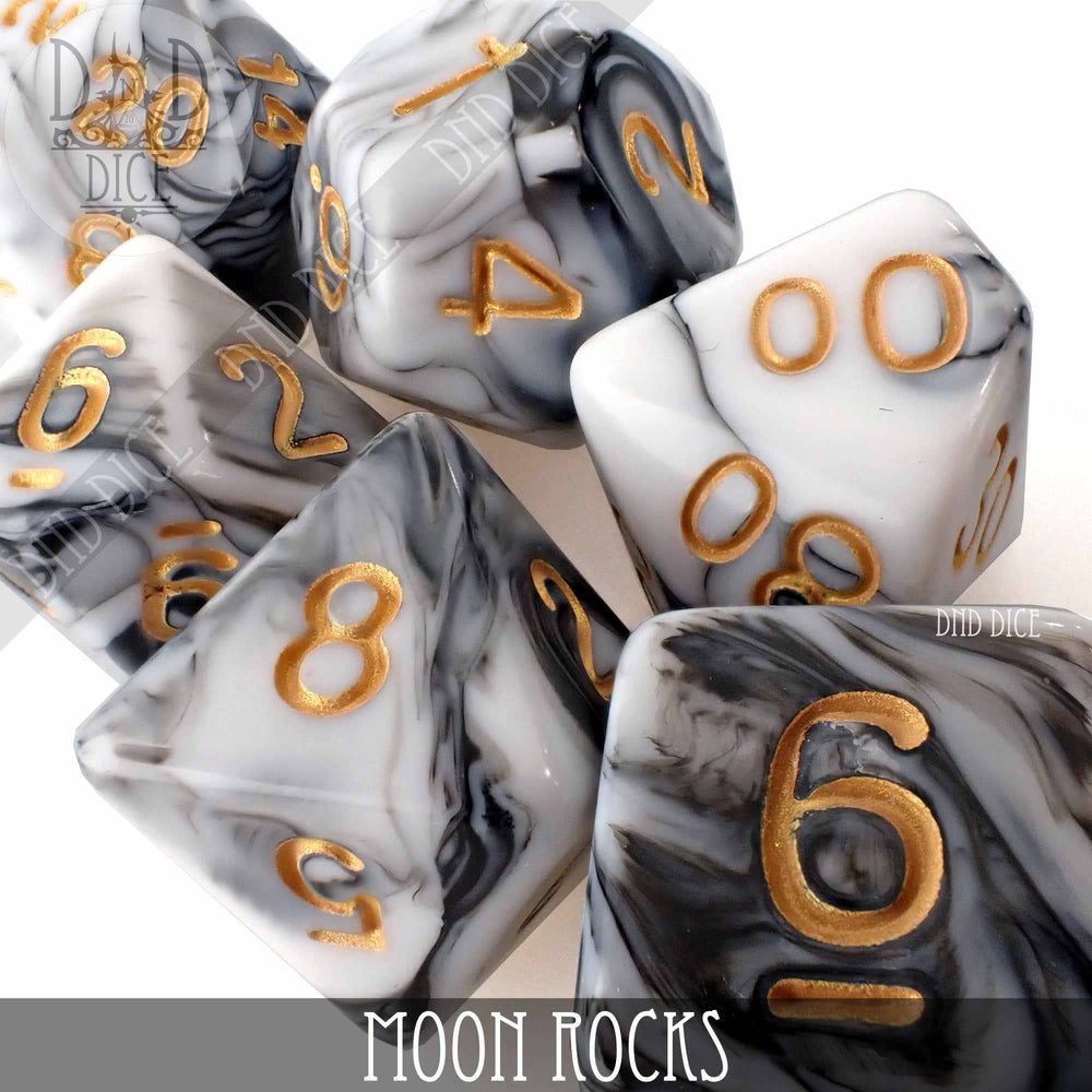 Moon Rocks 7 Dice Set