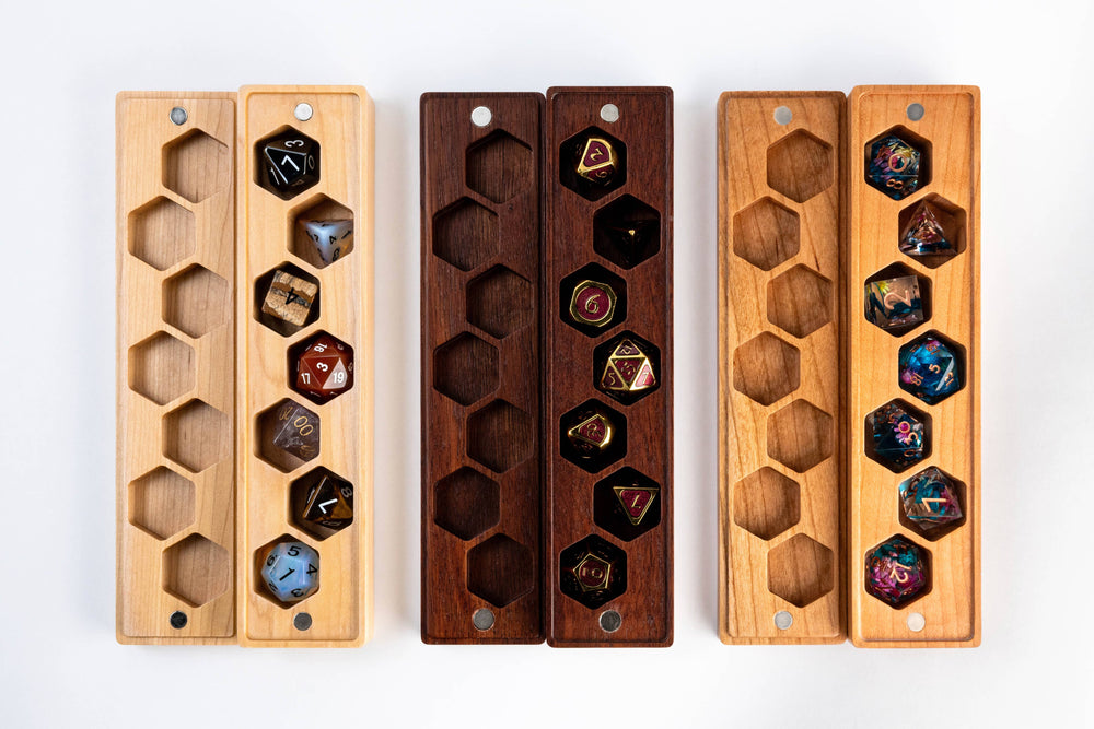 Maple Wood Dice Vault