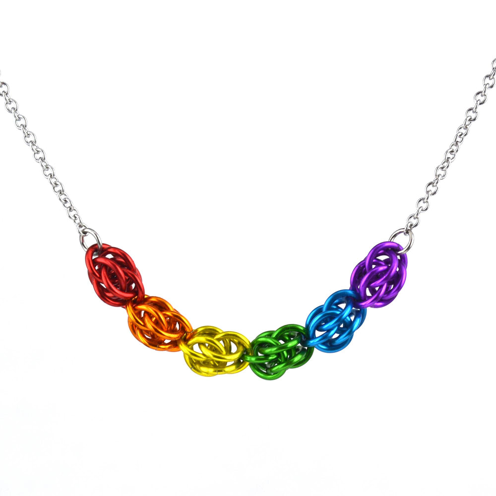 LGBTQ Rainbow Pride Petite Necklace