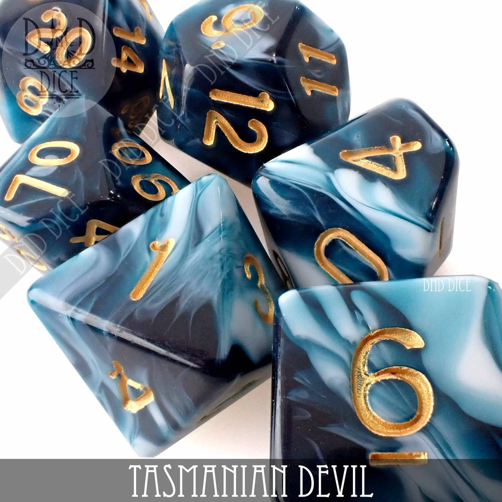 Tasmanian Devil 7 Dice Set