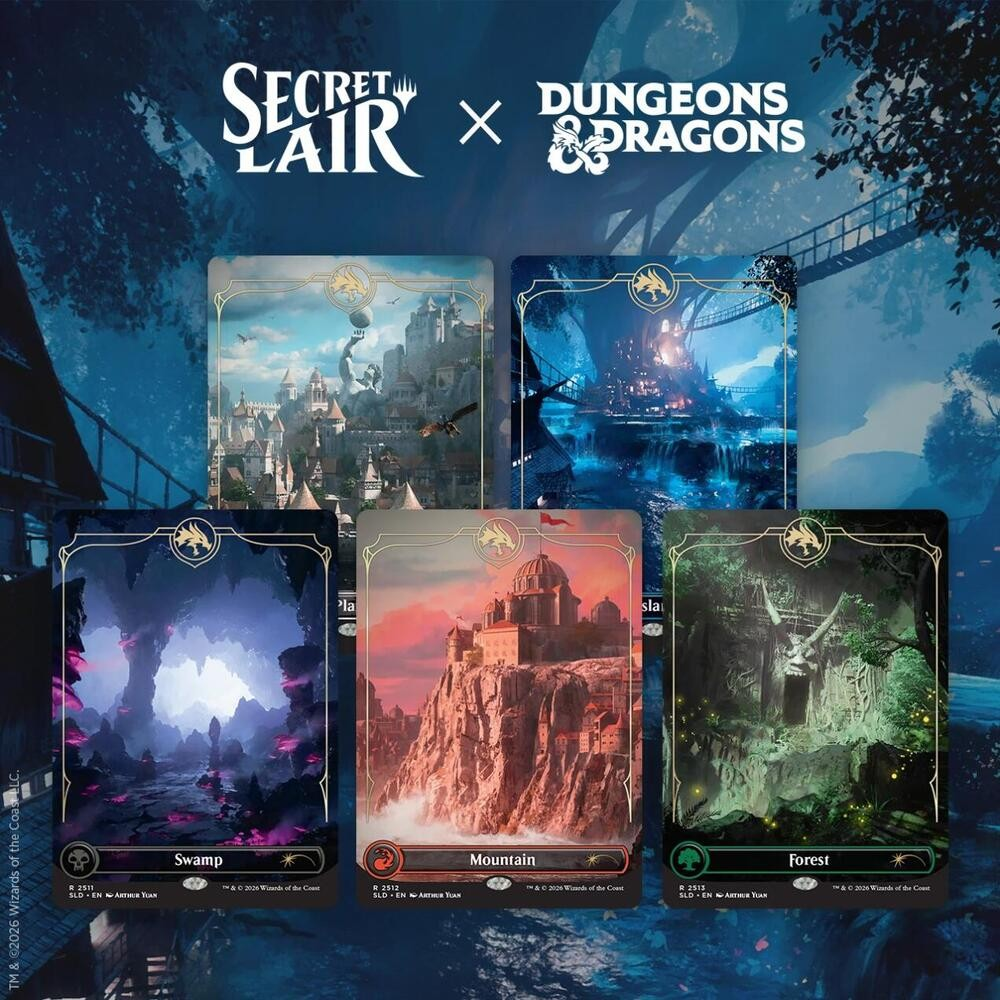 Secret Lair Drop: Secret Lair x Dungeons & Dragons: Lands of the Forgotten Realms - Non-Foil Edition - Secret Lair Drop Series (SLD)