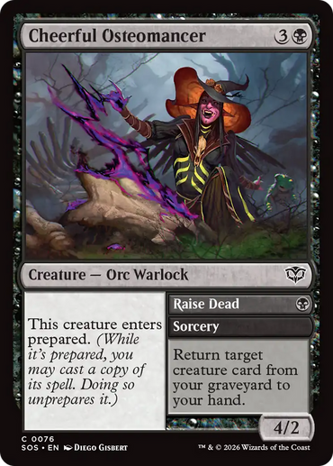 Cheerful Osteomancer [Secrets of Strixhaven]