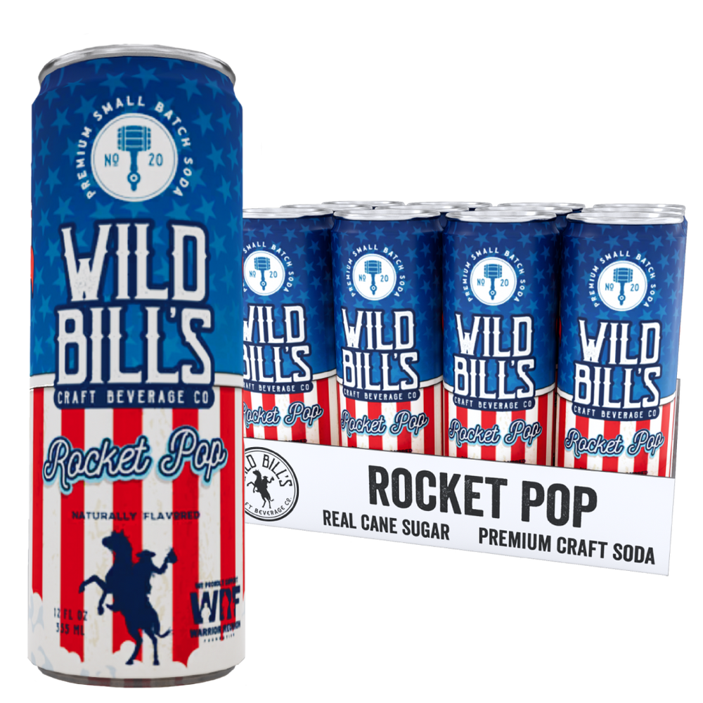 Wild Bill's - Rocket Pop: Premium Cane Sugar Soda