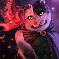 Warlock Cat Prints: 8.5 x 11" Print