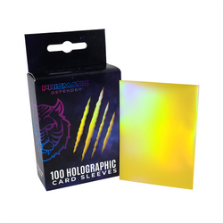 Prismatic Defender Holographic Standard Sleeves — Obsidian
