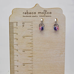 Genderfluid Pride - Tiny Hoop Flag Earring