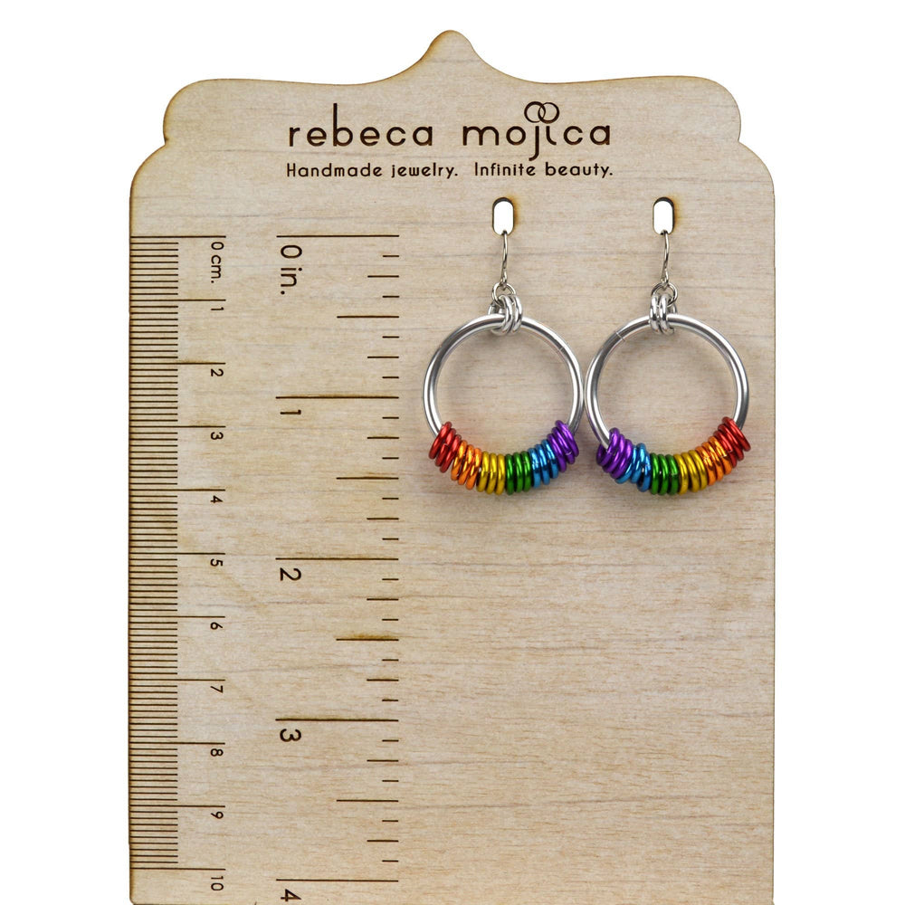 LGBTQ Rainbow Pride - Hoop Earring