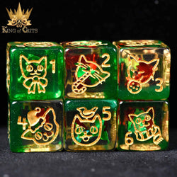 Merry Cat-Mas - 11 Dice Set
