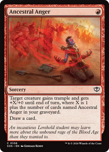 Ancestral Anger [Secrets of Strixhaven]