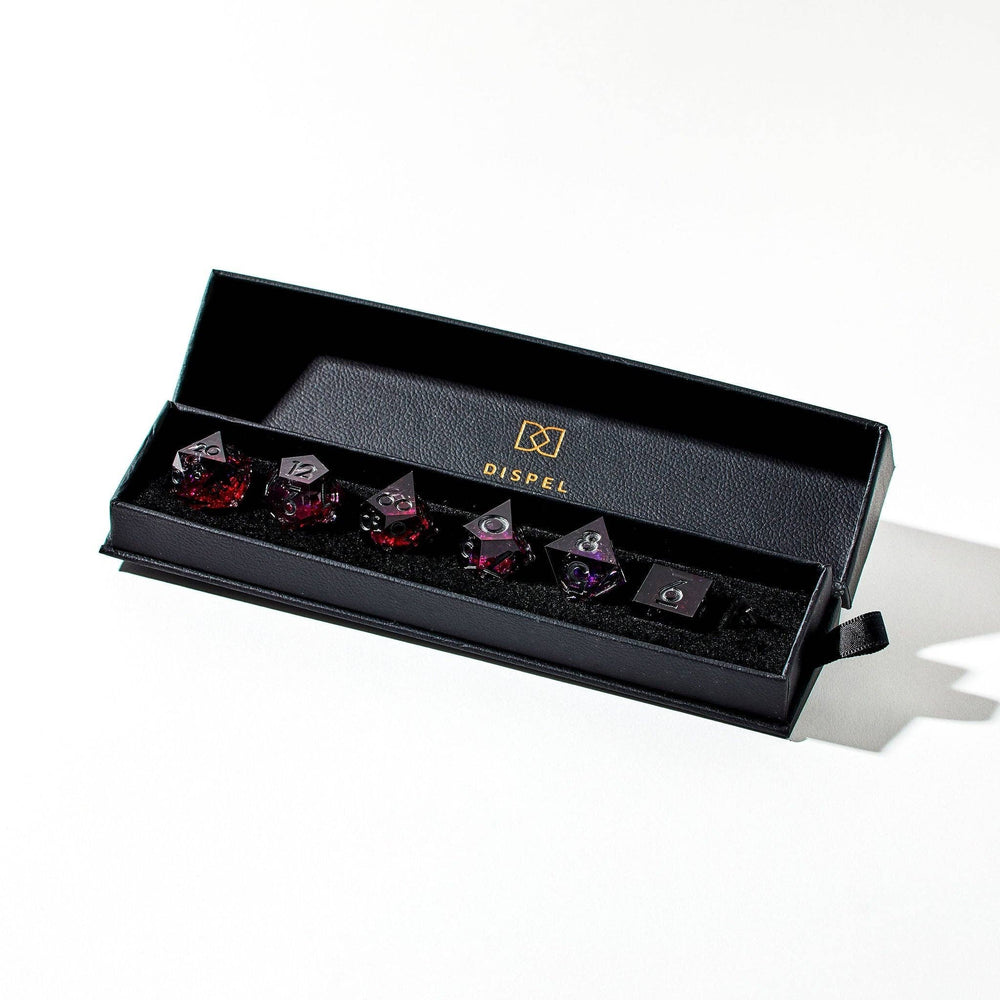 Bloodmoon 7-Piece Liquid Core Dice Set