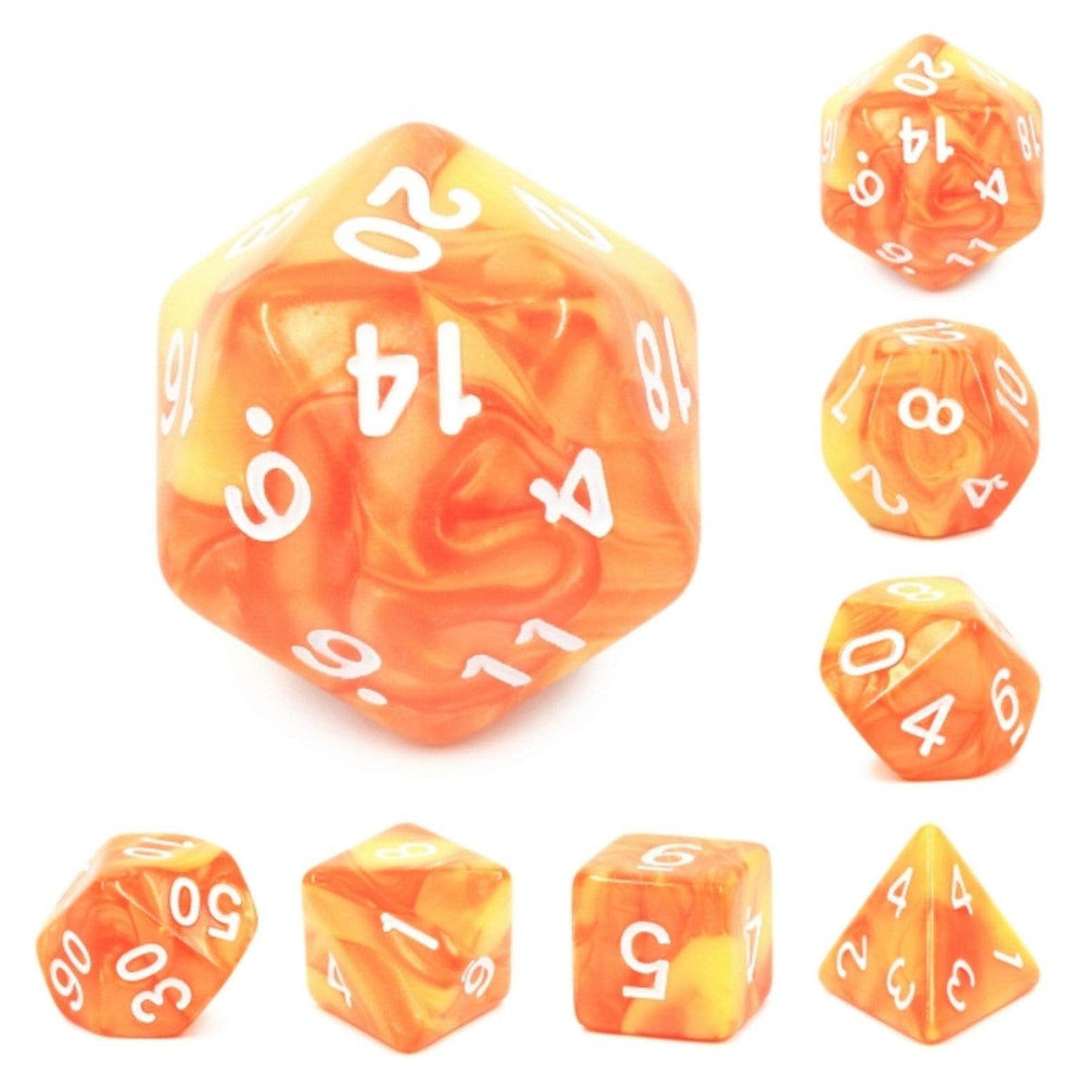 Lemon Sorbet RPG Dice Set