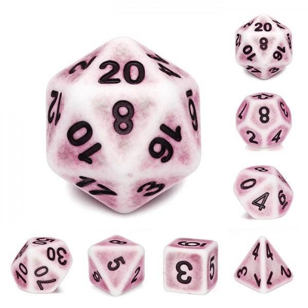 Pink Ancient RPG Dice Set
