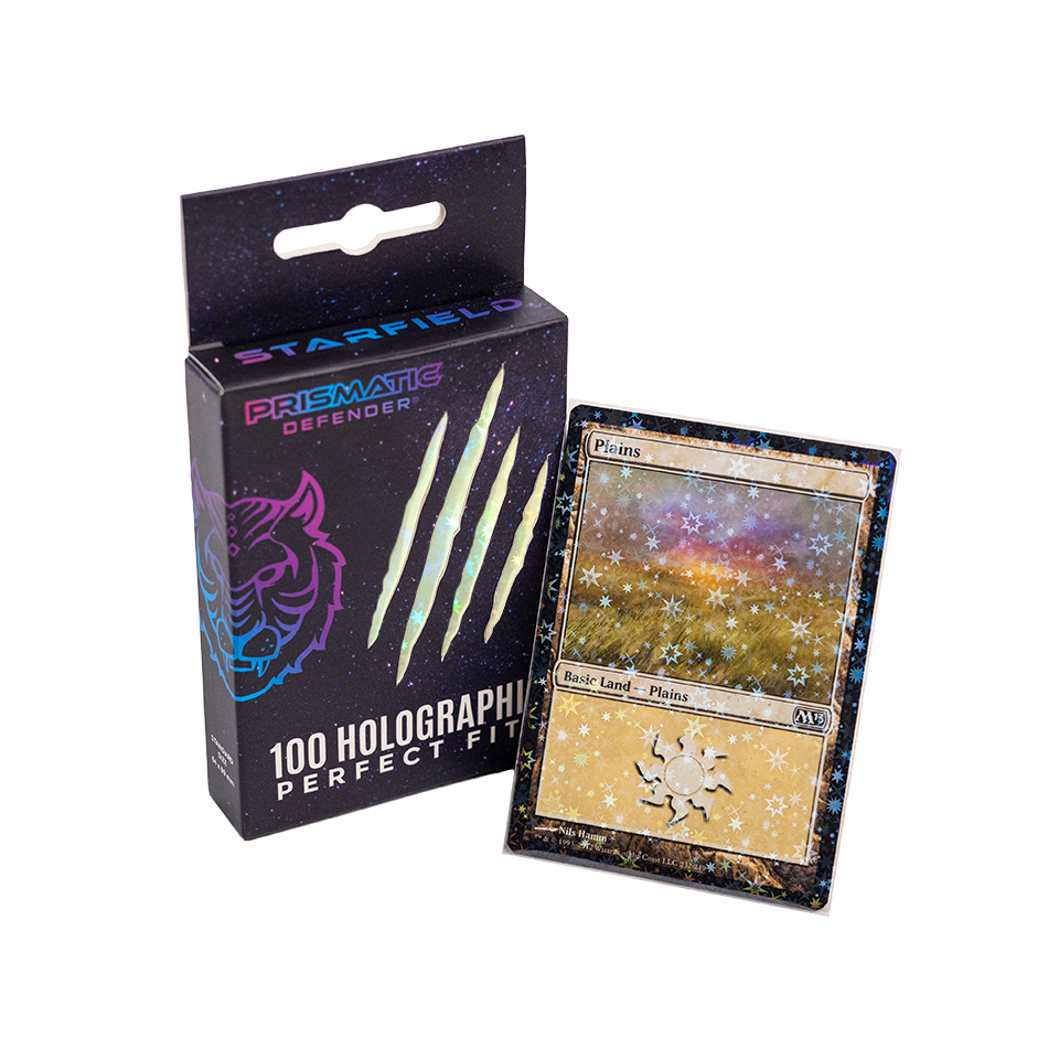 Prismatic Defender Holographic Standard Perfect Fit Sleeves — Particle