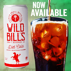 Wild Bill's - Diet Cola: Premium Zero Sugar Craft Soda