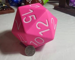 Big Foam Dice 4 inch D20's (11 colors) by Zucati: Full Kit (11 D20's)