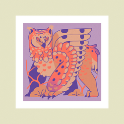Owlbear Print