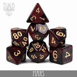 Mars Galaxy 7 Dice Set