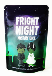 Fright Night Mystery Dice – Spooky dice, pins and stickers!