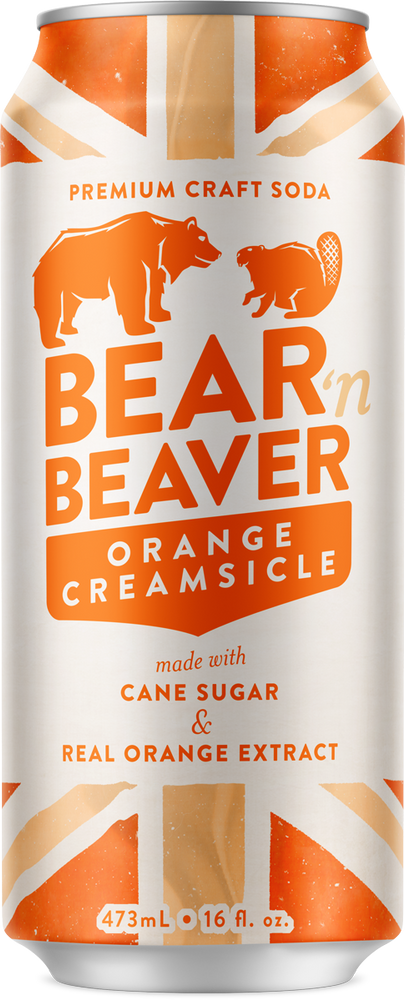 Bear 'N Beaver - Orange Creamsicle 16 fl oz Can