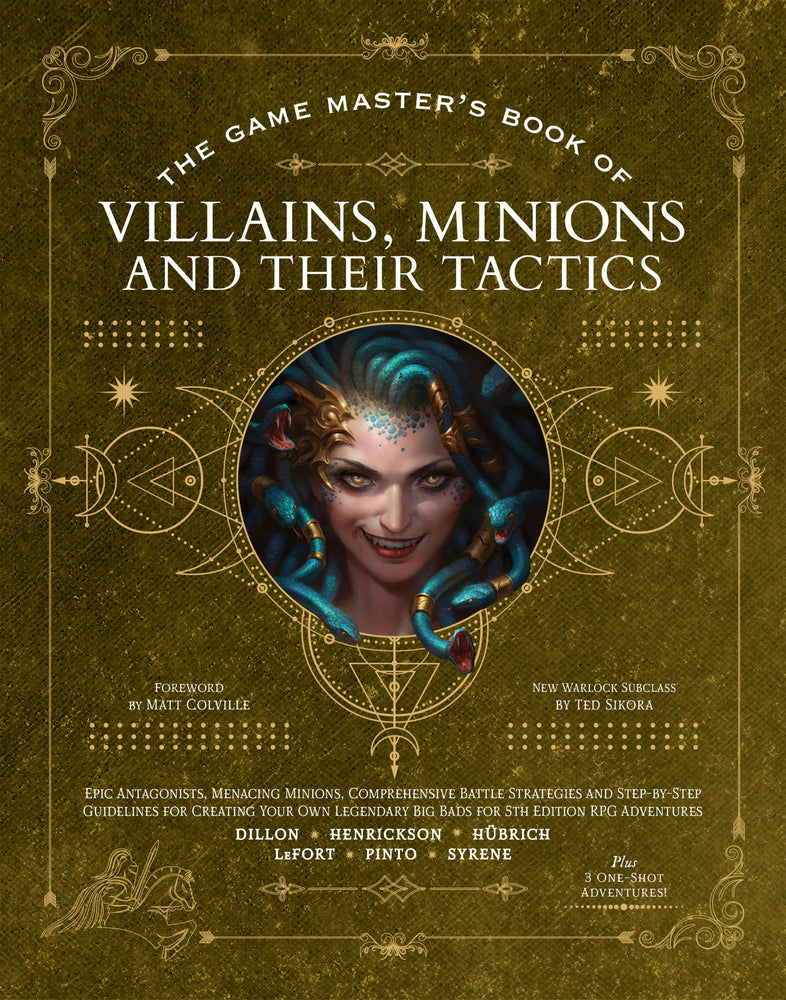 Game Master's Book Of Villains & Tactics For 5th Edition Rpg