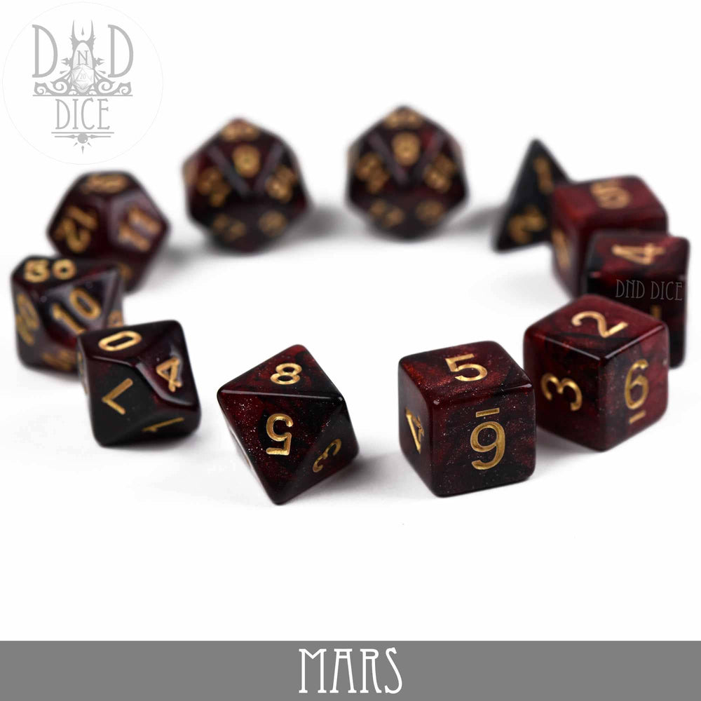 Mars Galaxy 7 Dice Set