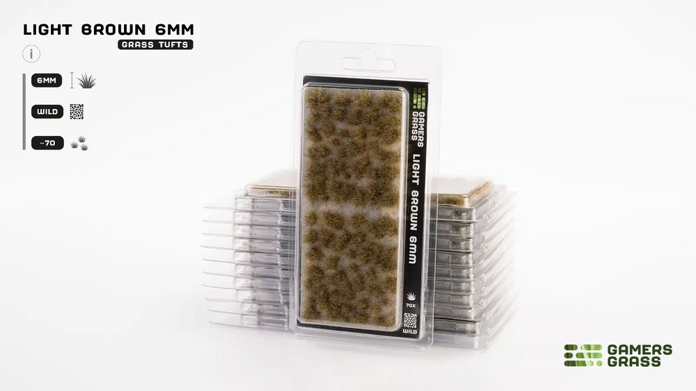 GamerGrass Light Brown Tuft (6mm)