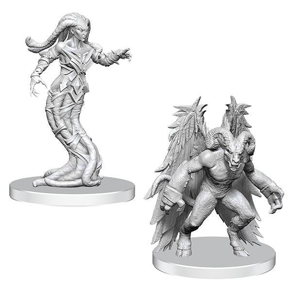 Pathfinder Battles Deep Cuts Miniatures - Gylou & Ferrugon
