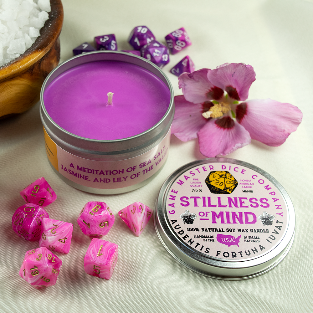 Stillness of Mind Gaming Candle: 8oz