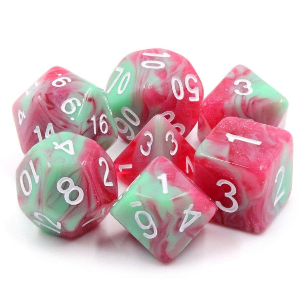 Strawberry Creme RPG Dice Set