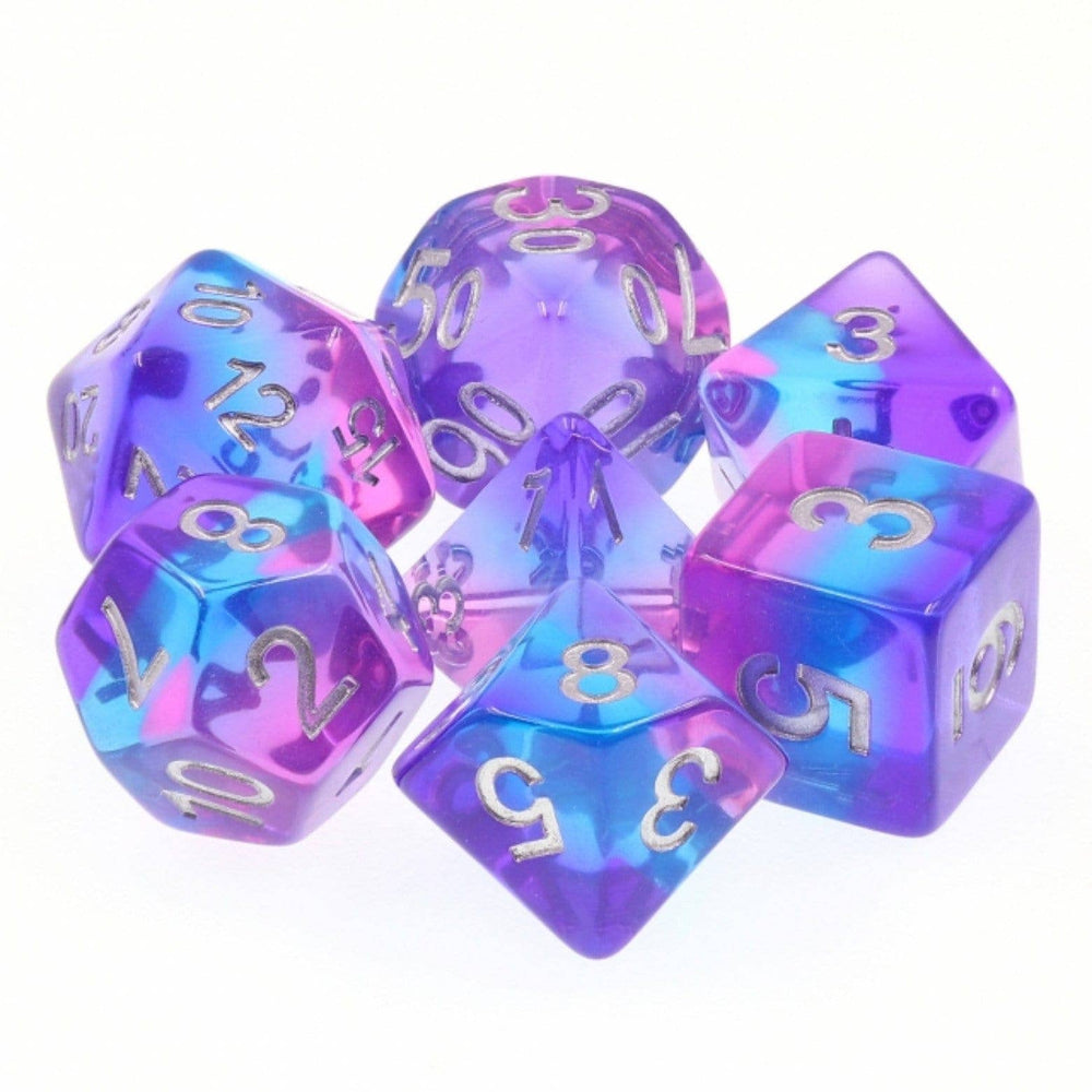 Purple Sky RPG Dice Set