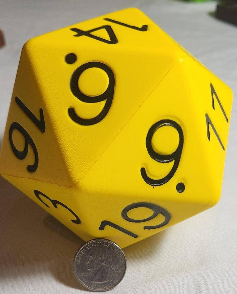 Big Foam Dice 4 inch D20's (11 colors) by Zucati: Full Kit (11 D20's)