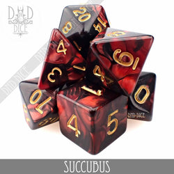 Succubus 7 Dice Set