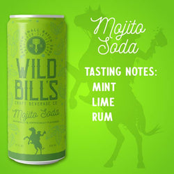 Wild Bill's - Mojito Mocktail: Premium Cane Sugar Soda