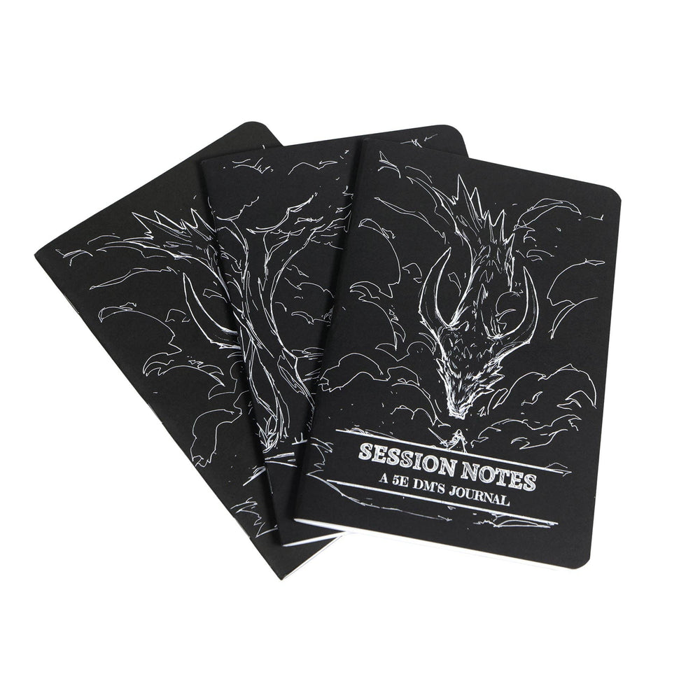 DM Journal Set – RPG Campaign Notebooks for D&D Game Masters: Red