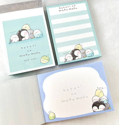212233 Birds kotori no mufu mofu Mini Notepad-10