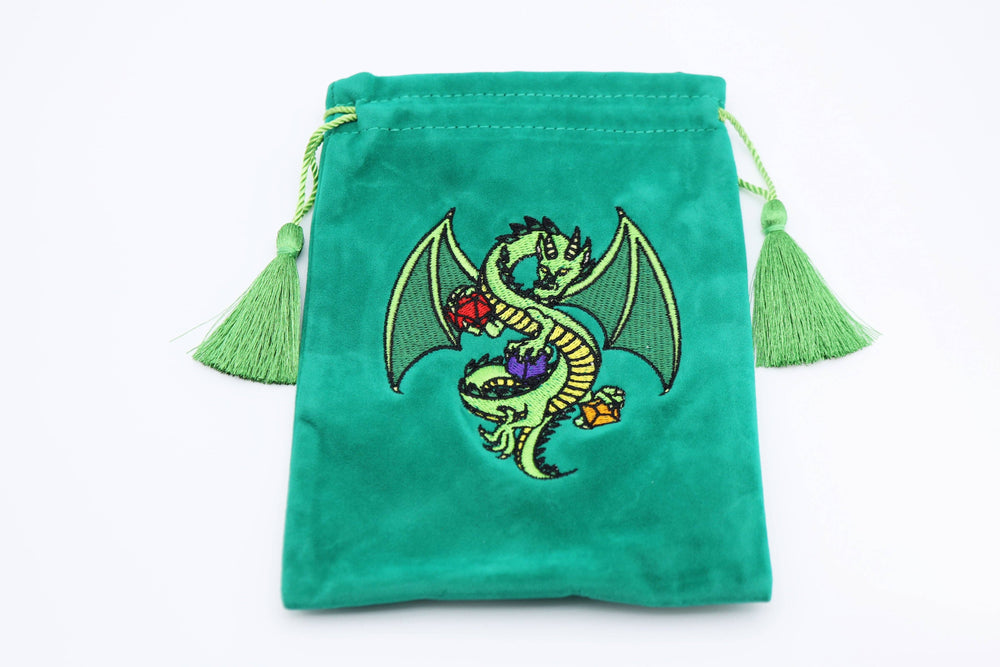 Dice Bag - Green Dragon